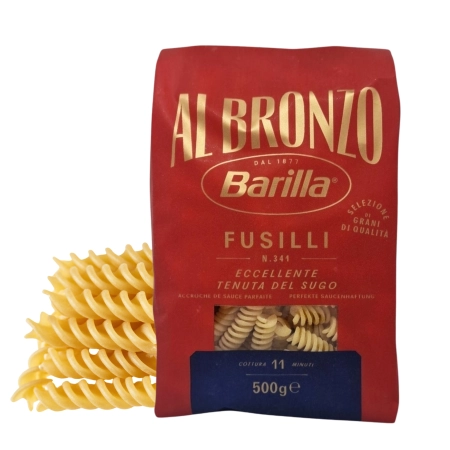 Barilla Al Bronzo Fusilli - makaron świderki z semoliny durum 500g